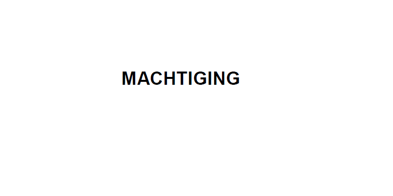 Machtiging